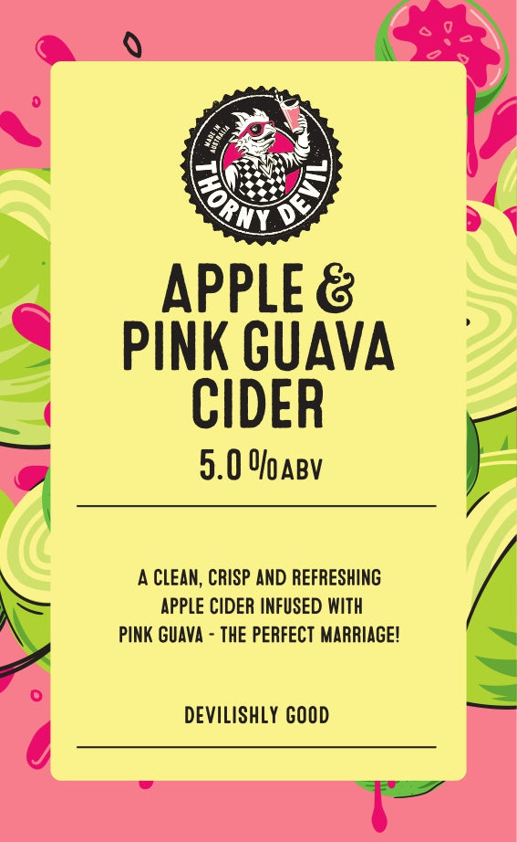 Apple & Pink Guava Cider