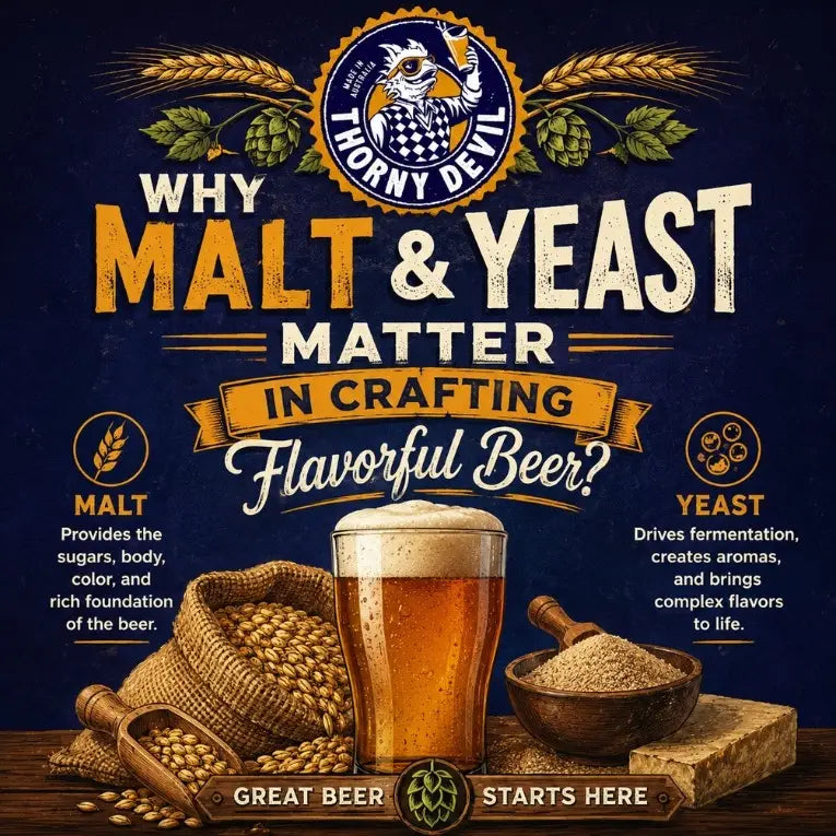 Why Malt and Yeast Matter in Crafting Flavorful Beer?