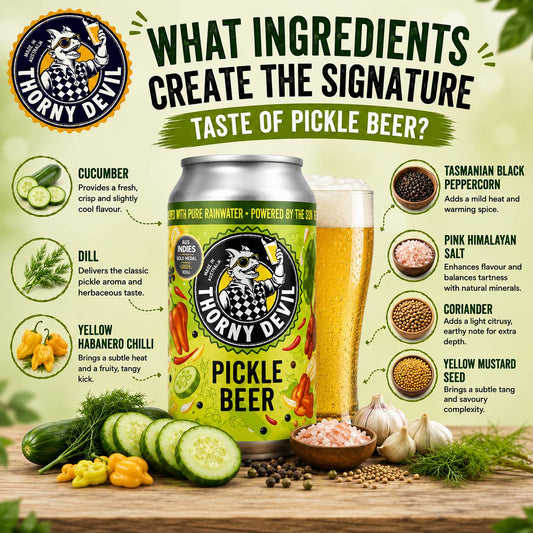 What Ingredients Create the Signature Taste of Pickle Beer?
