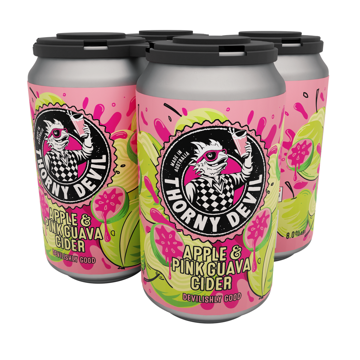 Apple & Pink Guava Cider – Zesty & Juicy | Thorny Devil Beer