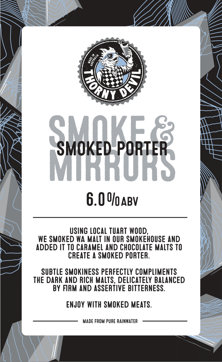 Smoke & Mirrors Smoked Porter.
